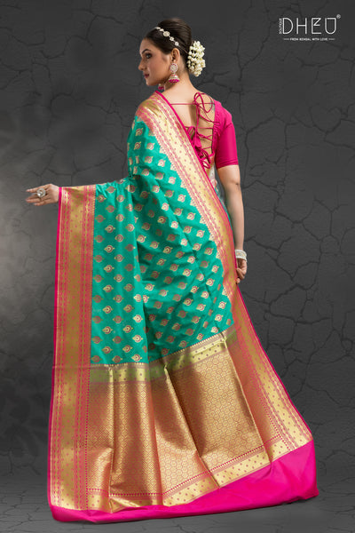 Biyer Saaj - Designer Zardausi Benarasi Saree