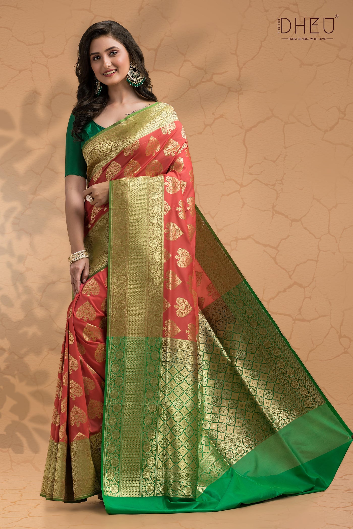 Boumoni- Designer Zardausi Benarasi Saree