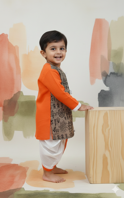 Dheu Exclusive - Kids Dhoti Kurta
