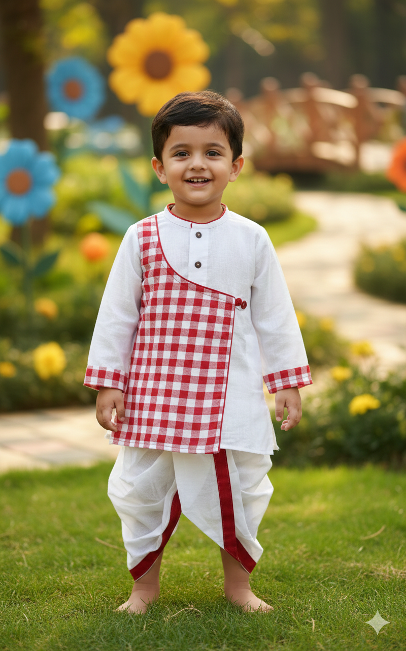 Dheu Exclusive - Kids Dhoti Kurta