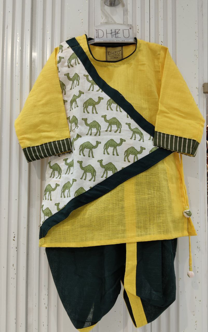 Dheu Exclusive - Kids Dhoti Kurta