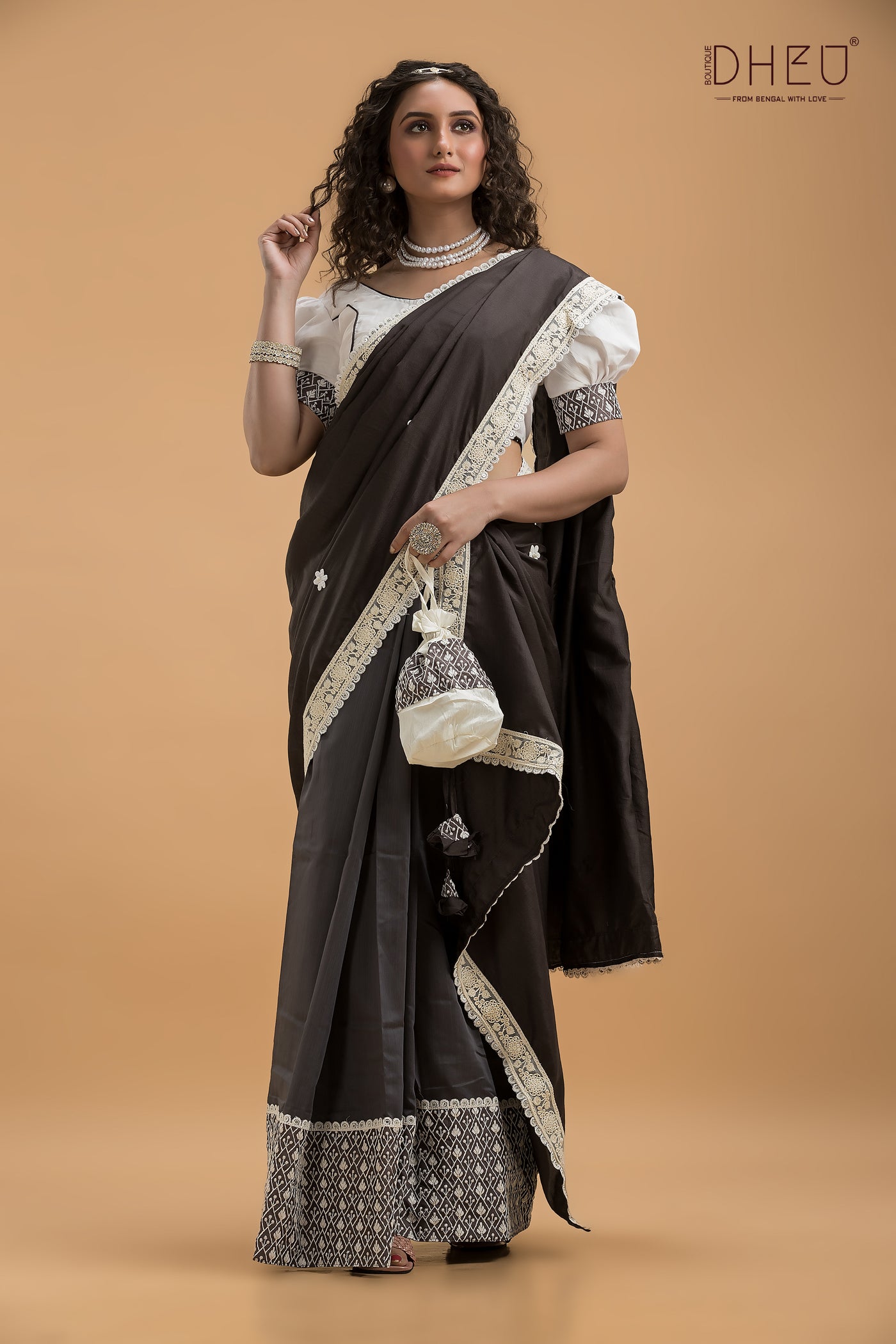 Dheu Exclusive -Designer Mekhela Sador Dheu