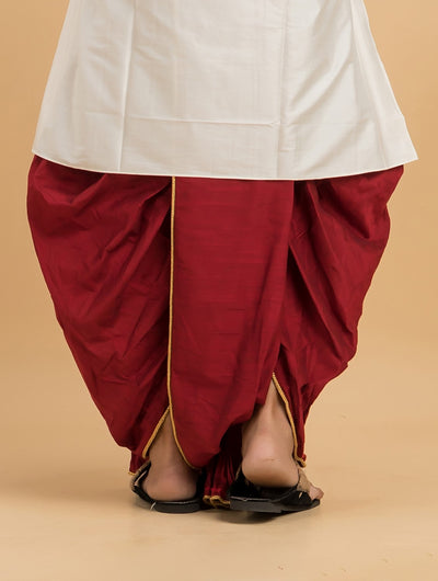 Designer Silk Dhoti- Ready to wear