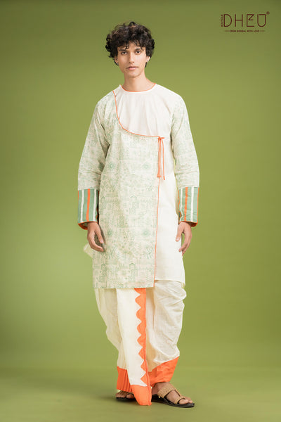 Exclusive Designer Kurta Dhoti(Optional) Set