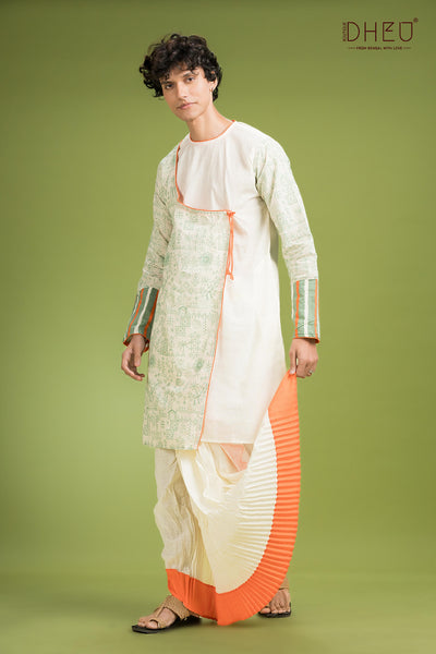 Exclusive Designer Kurta Dhoti(Optional) Set