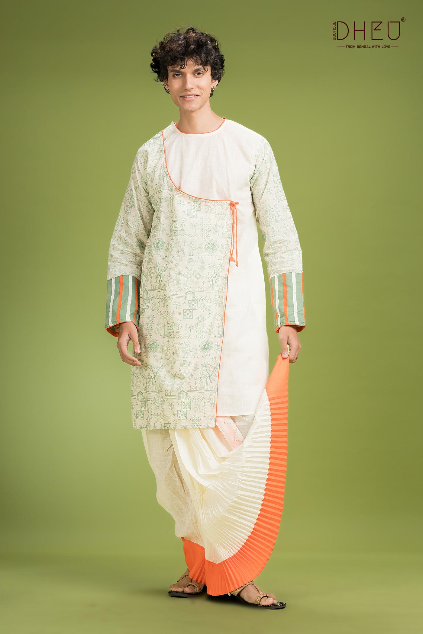 Exclusive Designer Kurta Dhoti(Optional) Set
