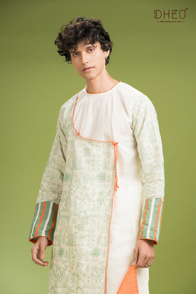 Exclusive Designer Kurta Dhoti(Optional) Set