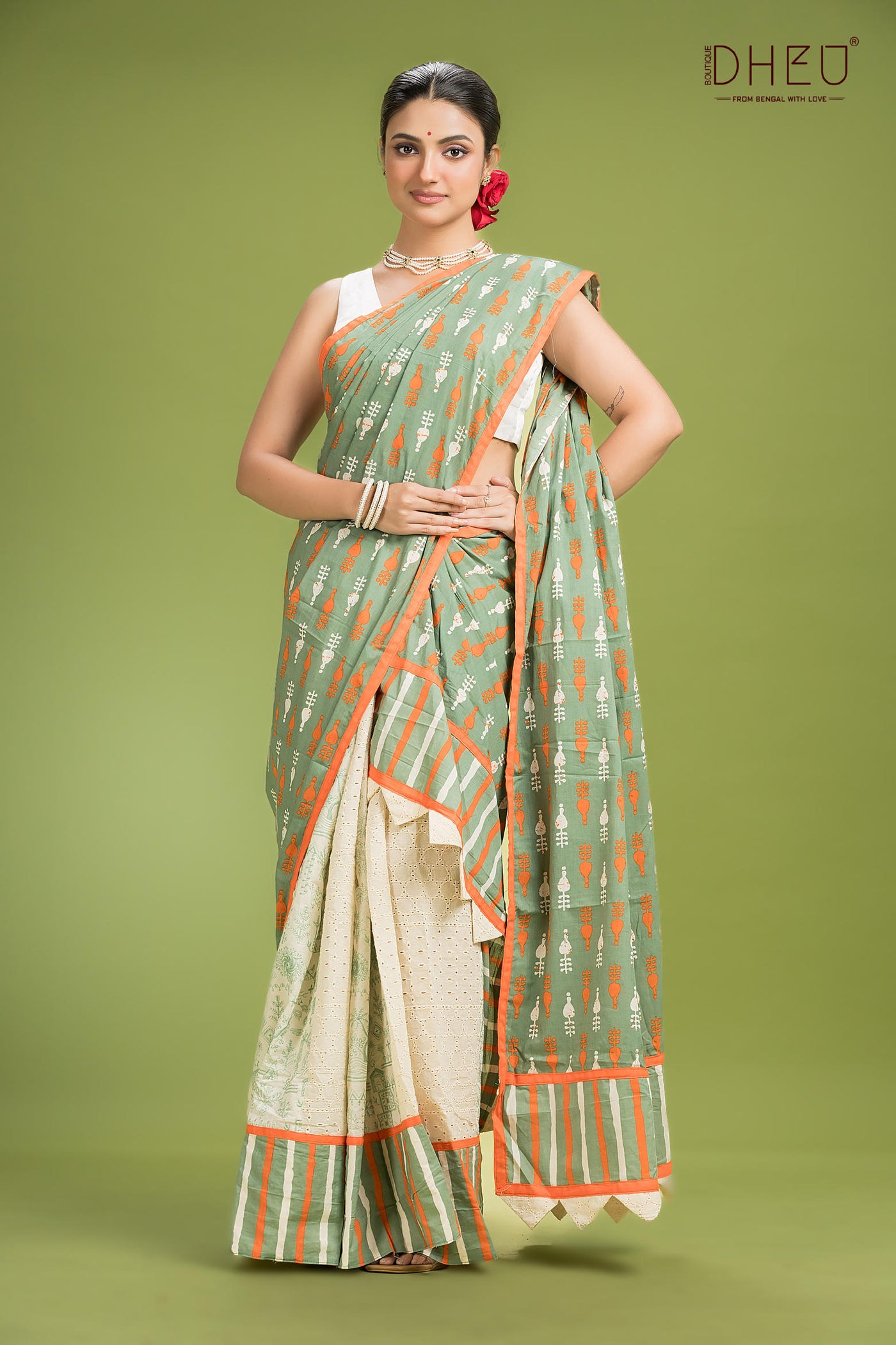 Exclusive Designer Mekhela Sador