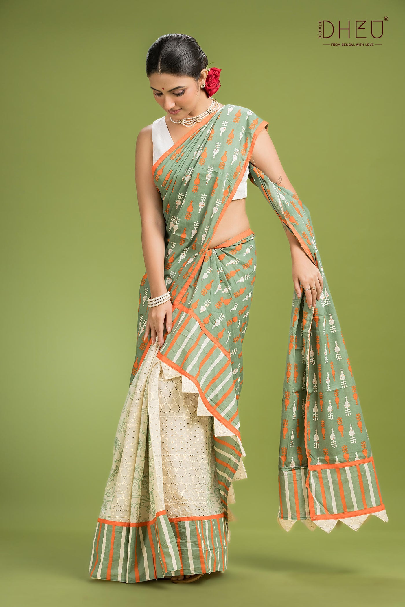 Exclusive Designer Mekhela Sador