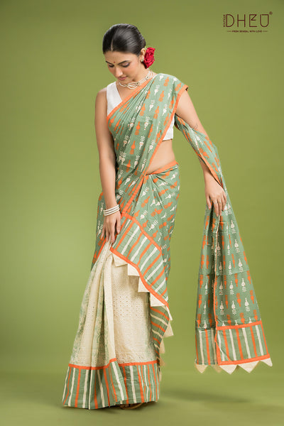 Exclusive Designer Mekhela Sador