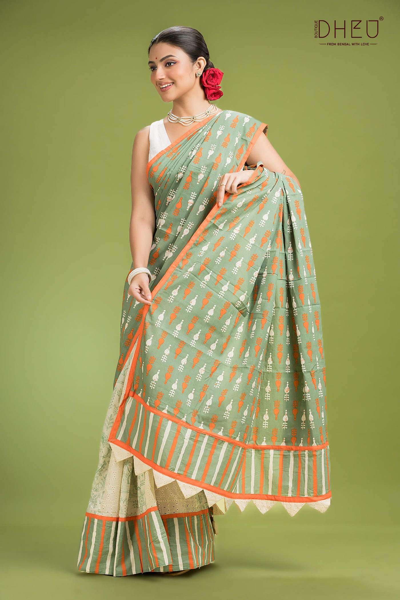 Exclusive Designer Mekhela Sador