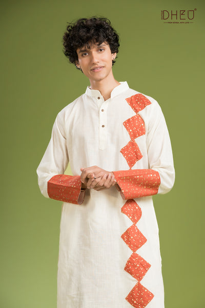 Exclusive Designer Kurta Dhoti(Optional) Set