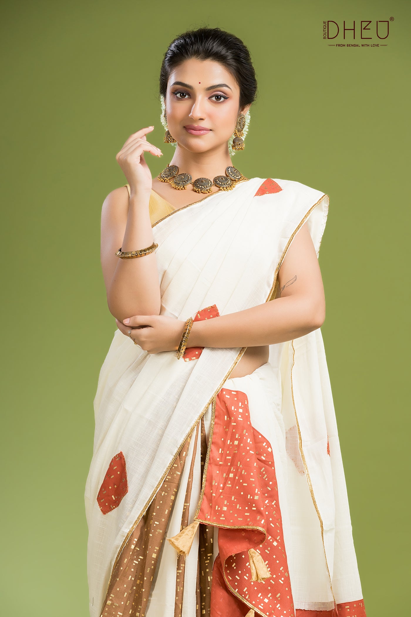Exclusive Designer Mekhela Sador