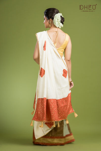 Exclusive Designer Mekhela Sador