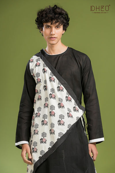 Exclusive Designer Kurta Dhoti(Optional) Set
