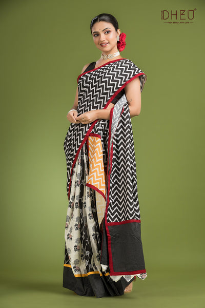 Dheu Exclusive Mekhela & Kurta Couple Set