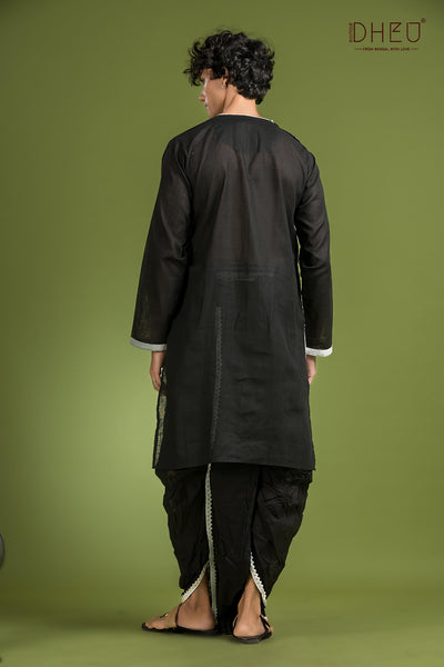 Exclusive Designer Kurta Dhoti(Optional) Set
