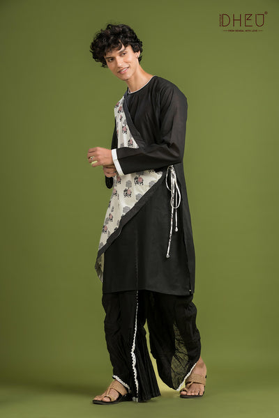 Exclusive Designer Kurta Dhoti(Optional) Set