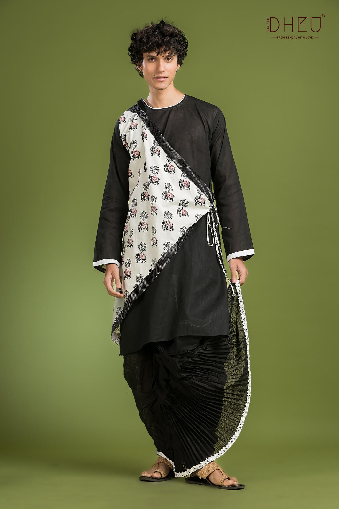 Exclusive Designer Kurta Dhoti(Optional) Set