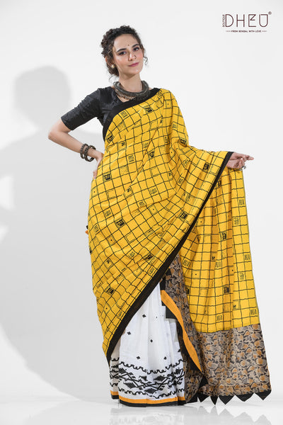Dheu Exclusive Mekhela & Kurta Couple Set