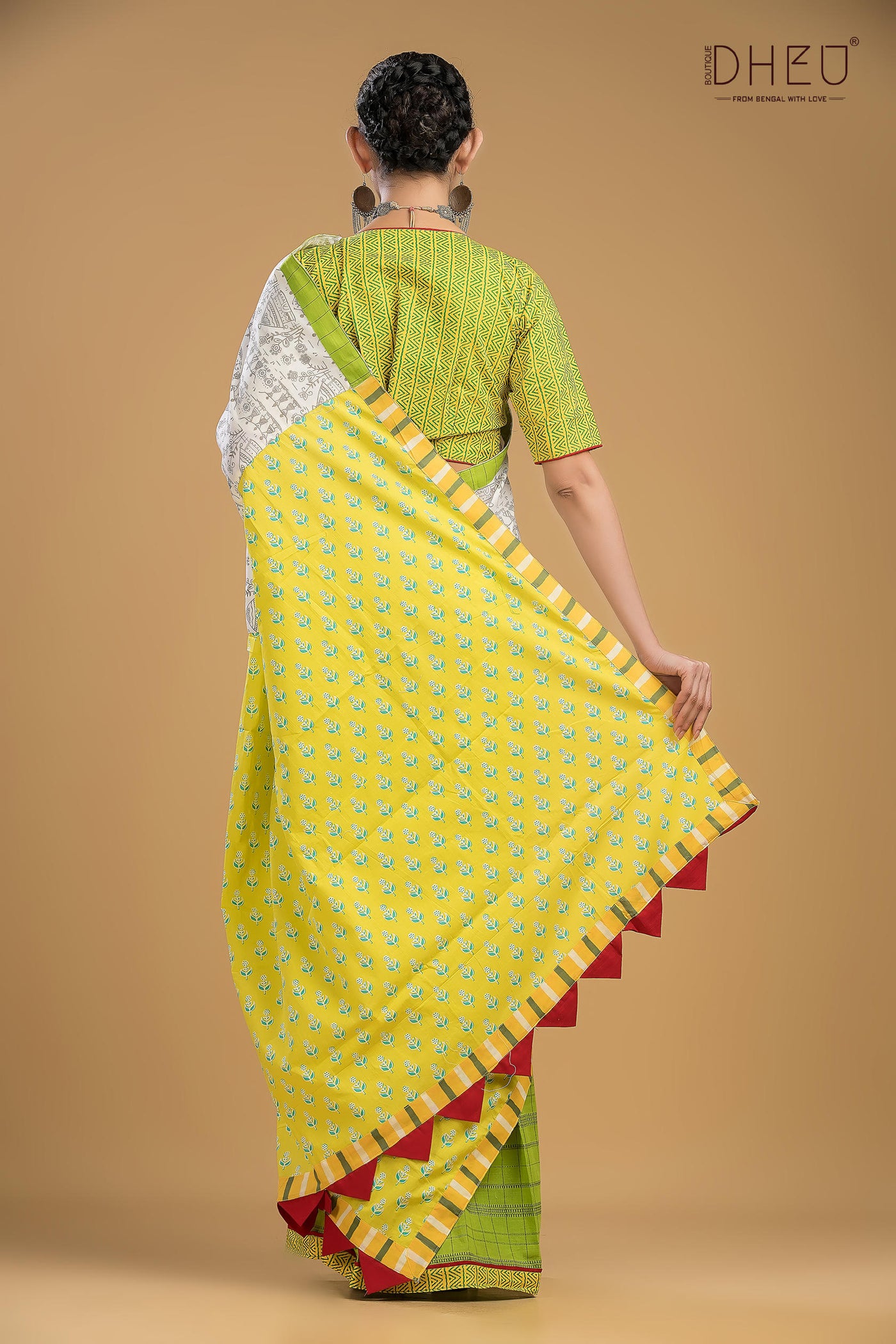 Dheu Exclusive Mekhela & Kurta Couple Set