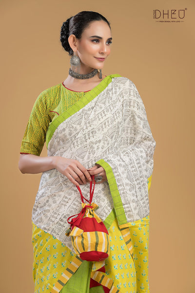 Dheu Exclusive Mekhela & Kurta Couple Set