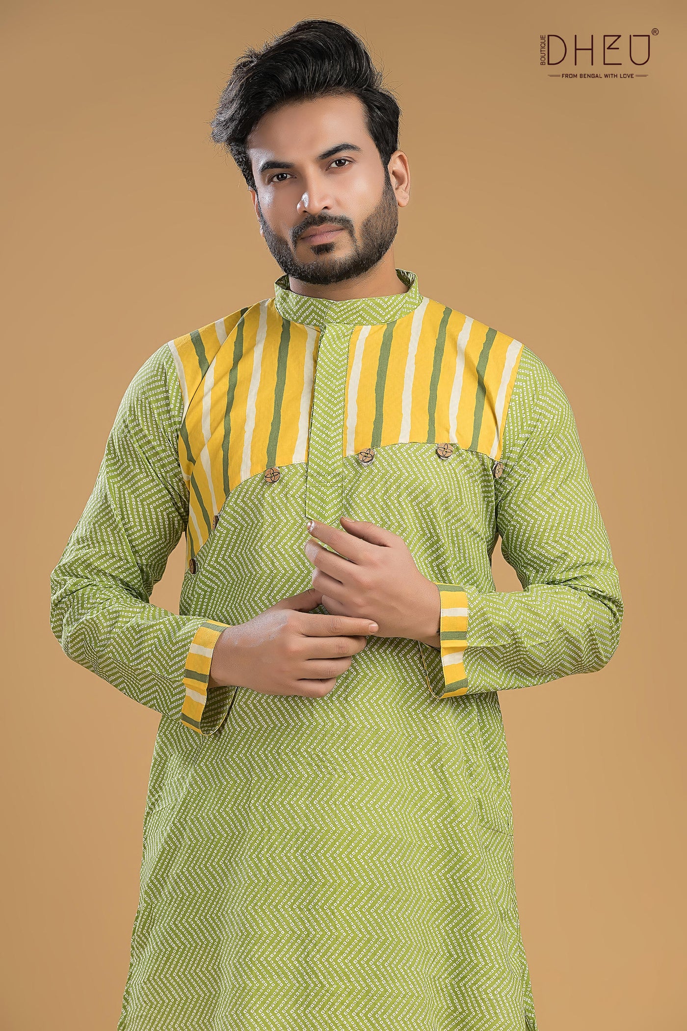 Exclusive Designer Kurta-Dhoti(Optional) Set