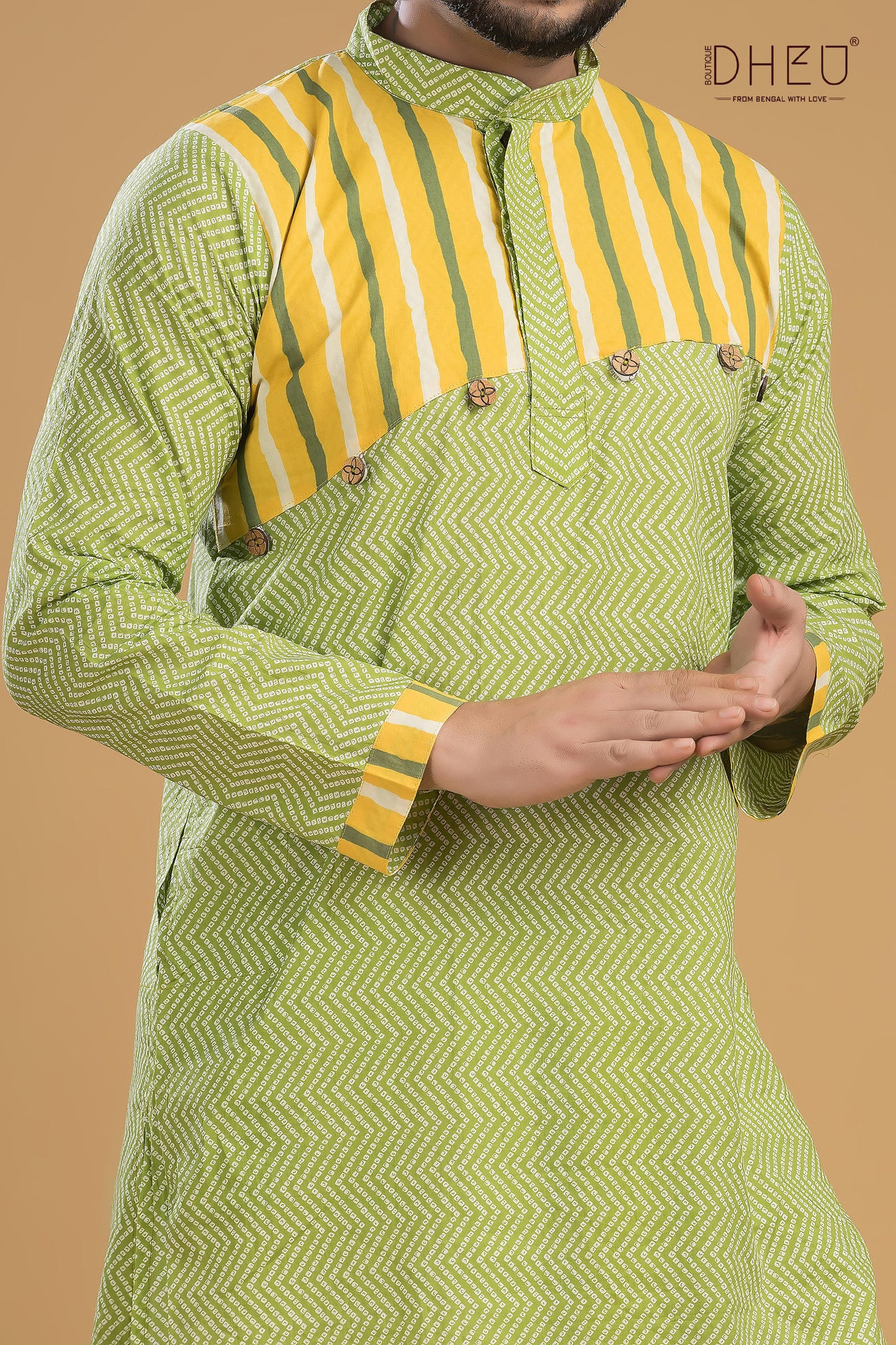 Exclusive Designer Kurta-Dhoti(Optional) Set
