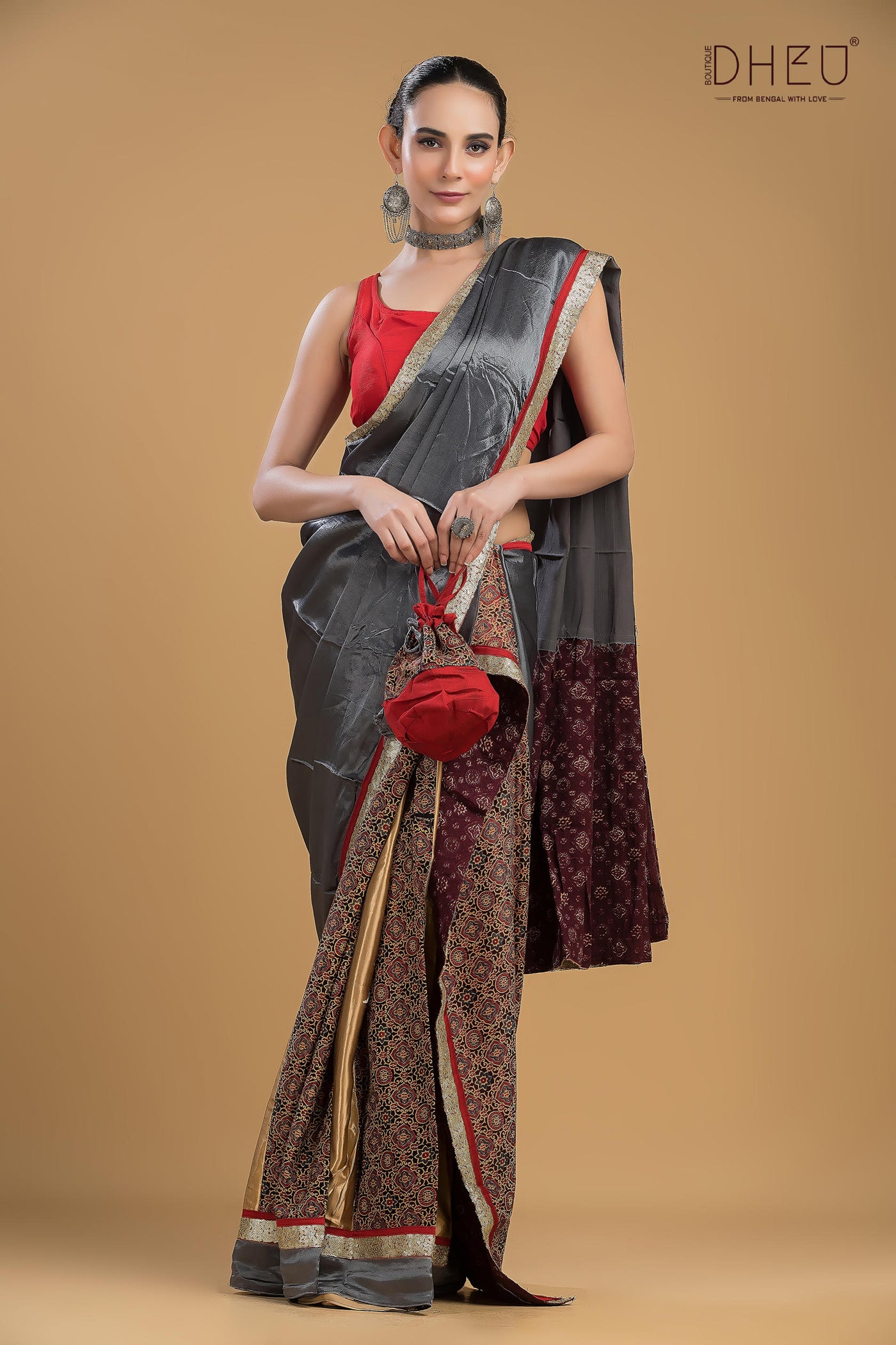 Dheu Exclusive -Designer Mekhela Sador