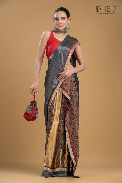 Dheu Exclusive -Designer Mekhela Sador