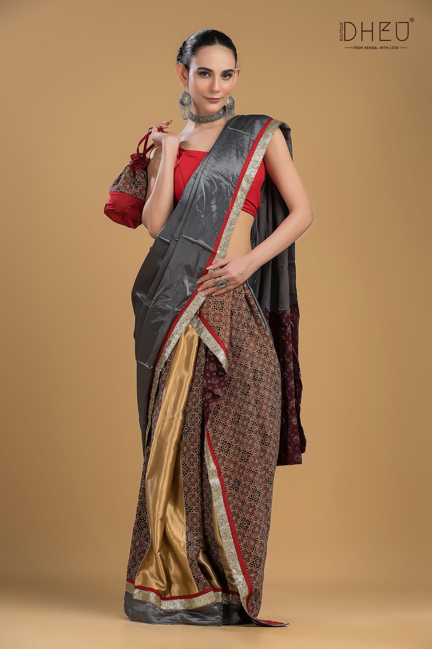 Dheu Exclusive -Designer Mekhela Sador
