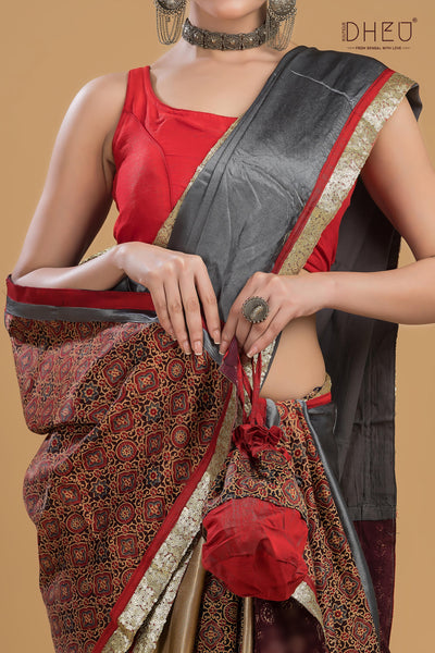Dheu Exclusive -Designer Mekhela Sador