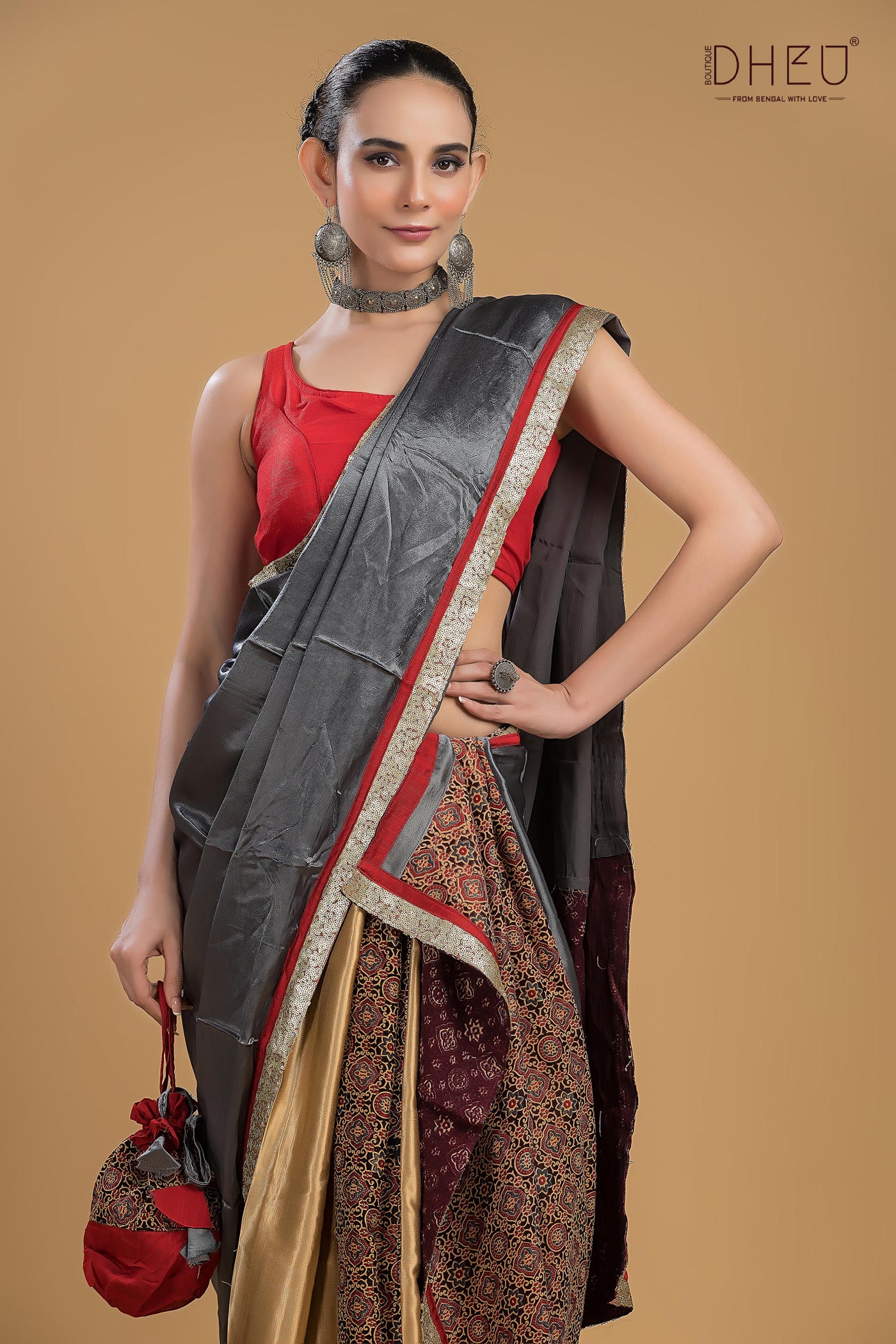 Dheu Exclusive -Designer Mekhela Sador