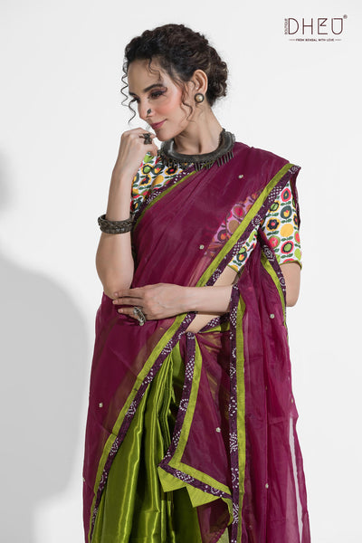 Dheu Exclusive Mekhela & Kurta Couple Set