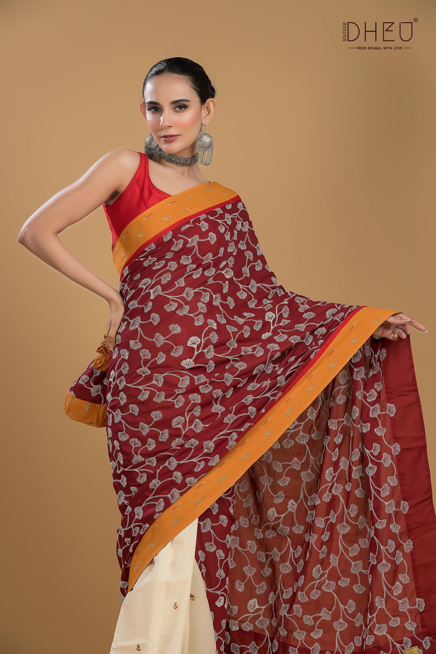Tune in For Love-Saree-Kurta-Dhoti(Optional)Couple Set