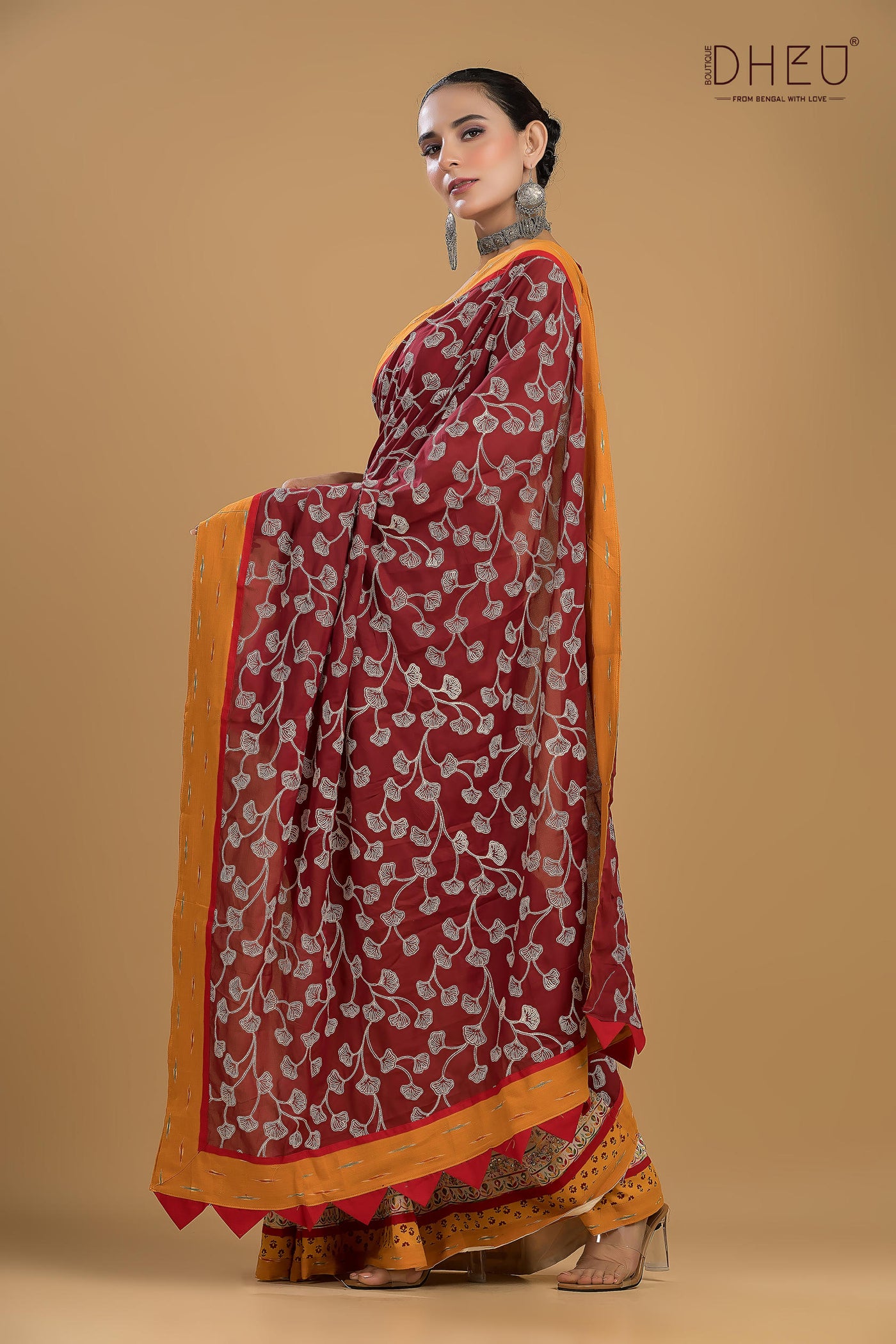 Tune in For Love-Saree-Kurta-Dhoti(Optional)Couple Set