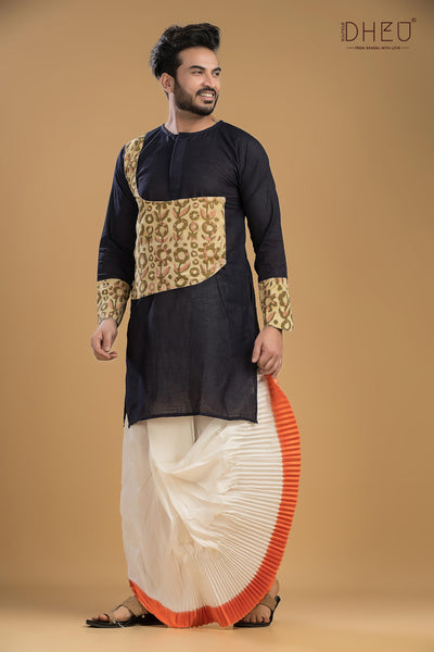 Exclusive Designer Kurta Dhoti(Optional) Set