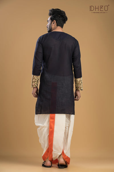 Exclusive Designer Kurta Dhoti(Optional) Set