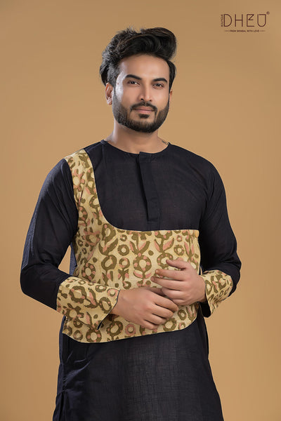 Exclusive Designer Kurta Dhoti(Optional) Set