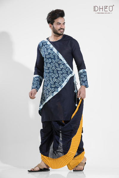 Exclusive Designer Kurta-Dhoti(Optional) Set