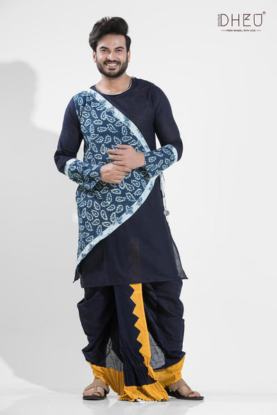 Exclusive Designer Kurta-Dhoti(Optional) Set