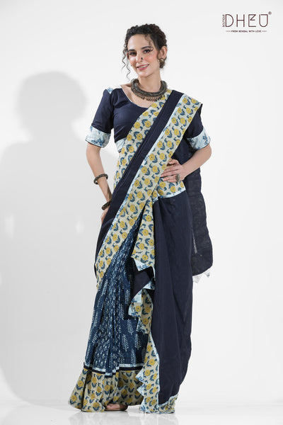 Dheu Exclusive Mekhela & Kurta Couple Set