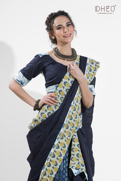 Dheu Exclusive Mekhela & Kurta Couple Set