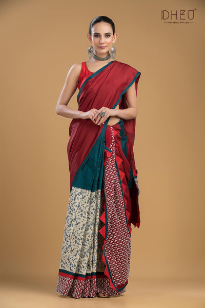 Exclusive Designer Mekhela Sador