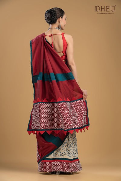 Exclusive Designer Mekhela Sador
