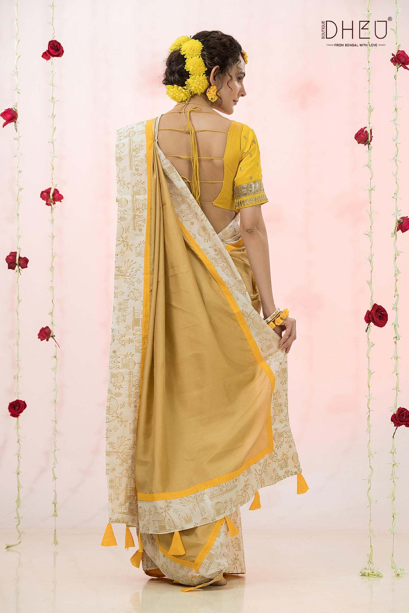 Yellow Vibes- Exclusive Mekhela & Kurta Couple Set