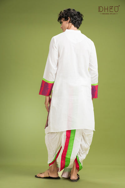 Exclusive Designer Kurta Dhoti(Optional) Set