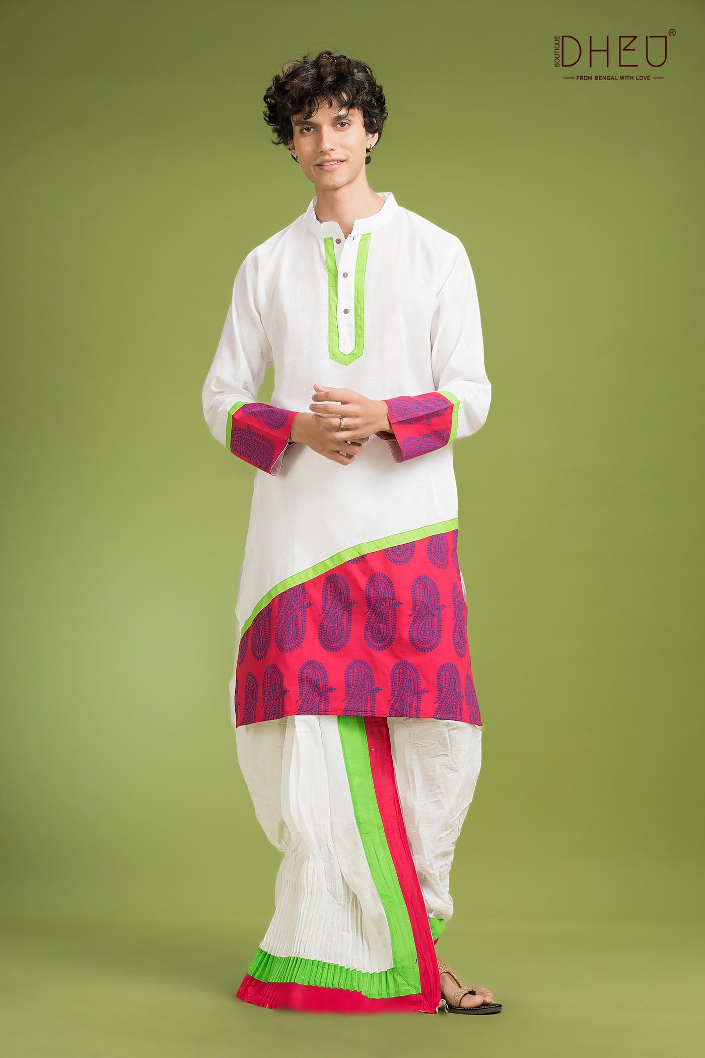 Exclusive Designer Kurta Dhoti(Optional) Set