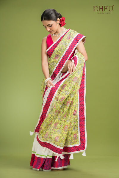 Exclusive Designer Mekhela Sador