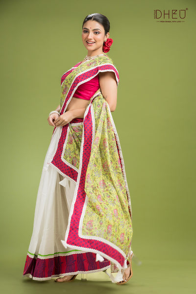 Exclusive Designer Mekhela Sador